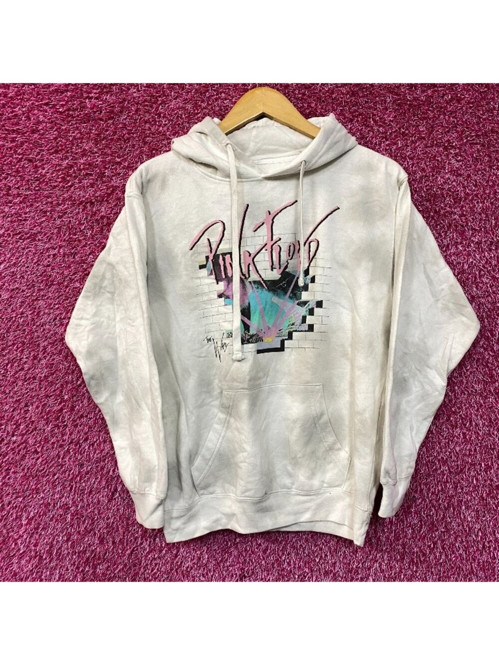 Pink Floyd The Wall Graphic Print Pullover Hoodie Small